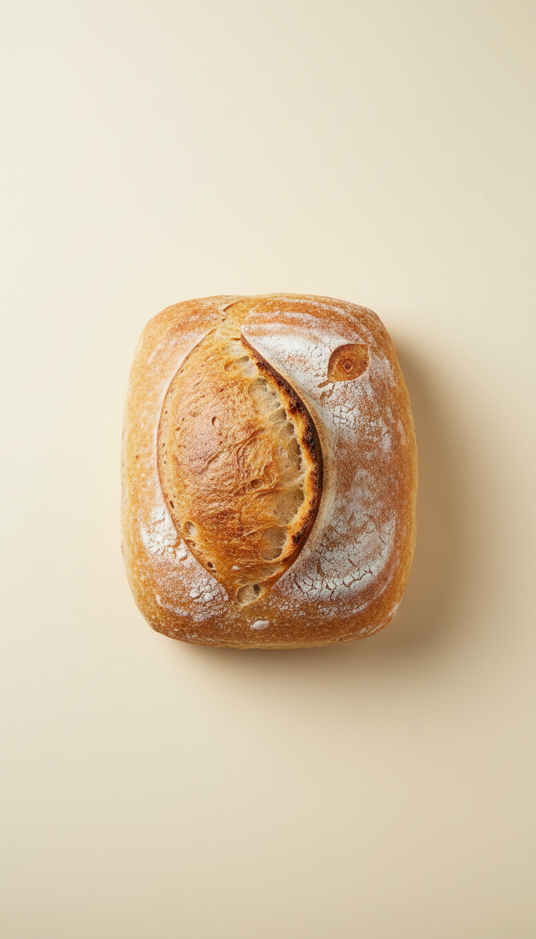 Pan de masa madre integral